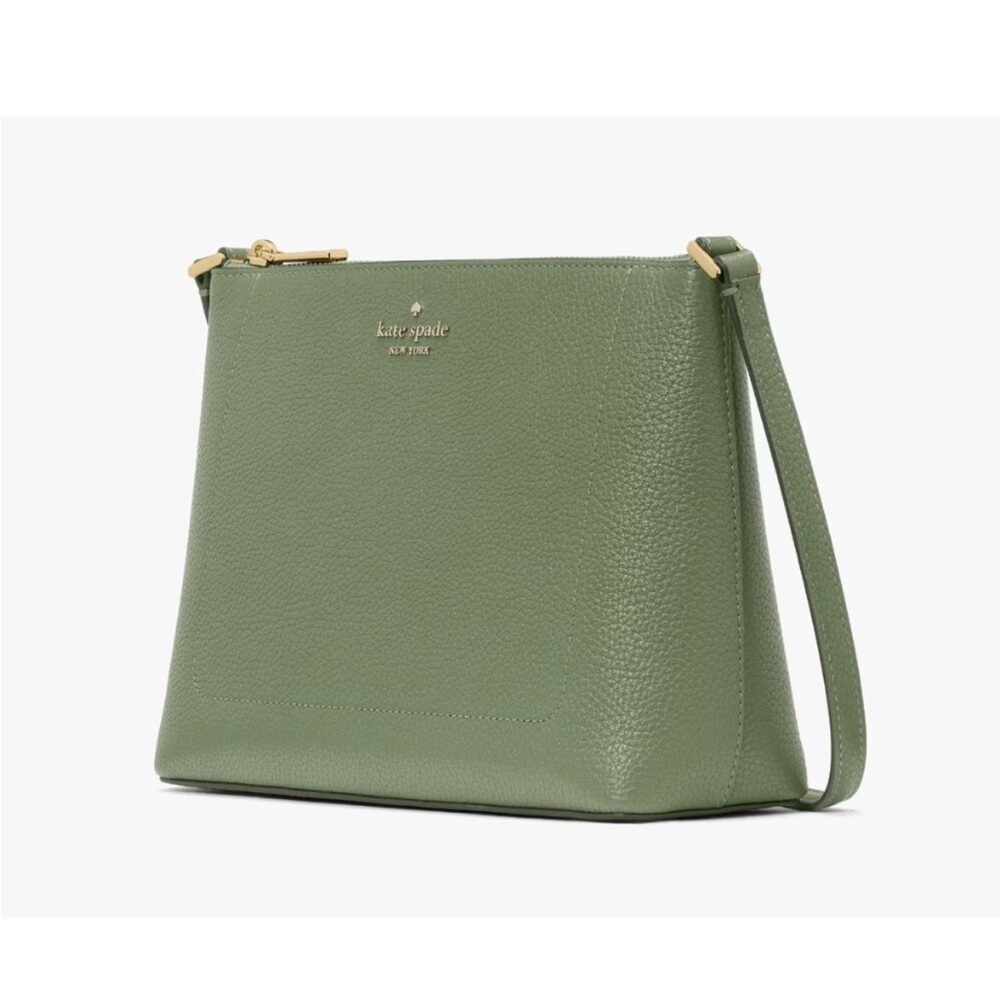 New Kate Spade Leila Crossbody Pebble Leather Color: Romaine